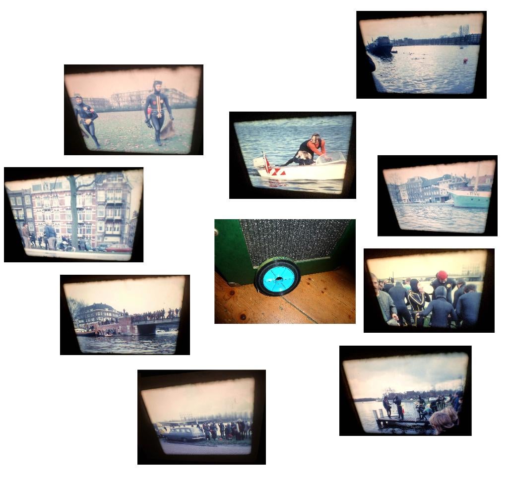 16mm film amateur 1965 60mtr Duikersploeg Amsterdam, Audio, Tv en Foto, Filmrollen, 16mm film, Ophalen of Verzenden