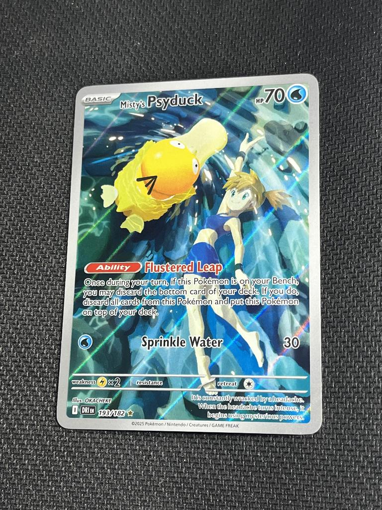 Misty's Psyduck (DRI 193), Ophalen of Verzenden, Nieuw, Losse kaart, Foil