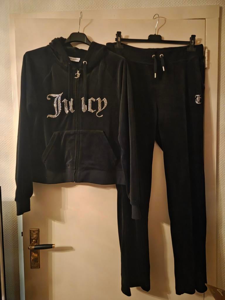 Juicy Couture pak, Kleding | Dames, Huispakken, Zwart, Maat 46/48 (XL) of groter, Ophalen of Verzenden, Zo goed als nieuw