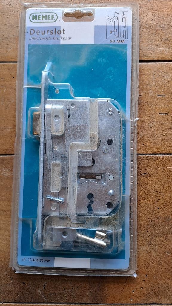 Nemef deurslot 55 mm, nieuw, Ophalen of Verzenden, Nieuw, Slot