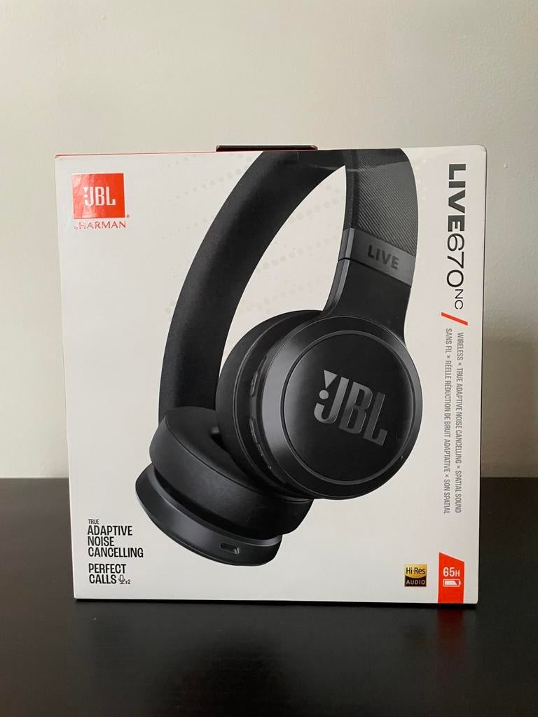 Te koop: JBL Koptelefoon Live 670 - NIEUW, Nieuw, Over oor (circumaural), Draadloos, Ophalen