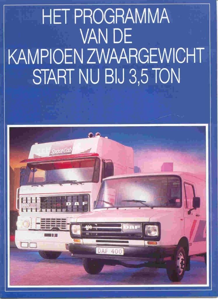 DAF Het programma van de kampioen zwaargewicht, Ophalen of Verzenden, Nieuw, Overige merken