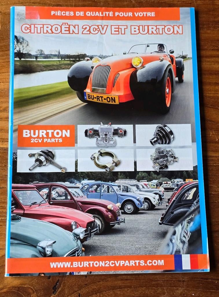 Citroën 2CV onderdelengids Burton, Ophalen of Verzenden, Zo goed als nieuw, Citroën