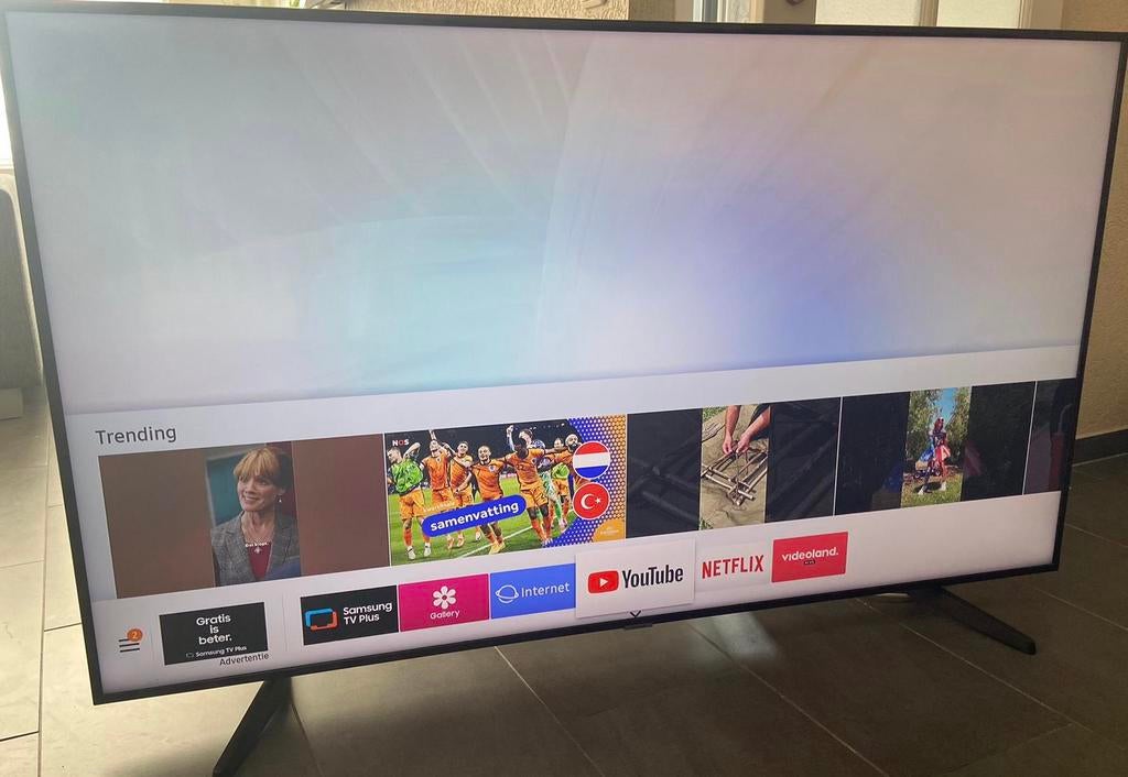 Samsung 55 inch ultra HD 4K smart tv, 50 Hz, Ophalen of Verzenden, Zo goed als nieuw, Samsung