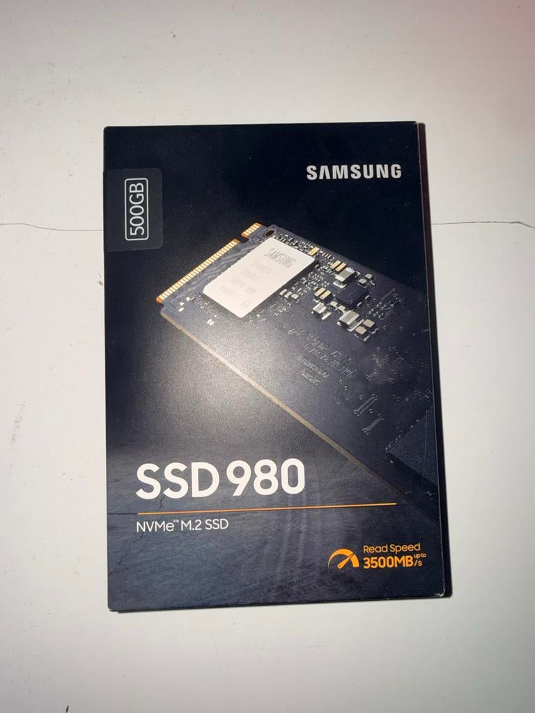 Samsung SSD 980 500GB NVMe M.2, Computers en Software, Harde schijven, Intern, Gebruikt, Server, SSD