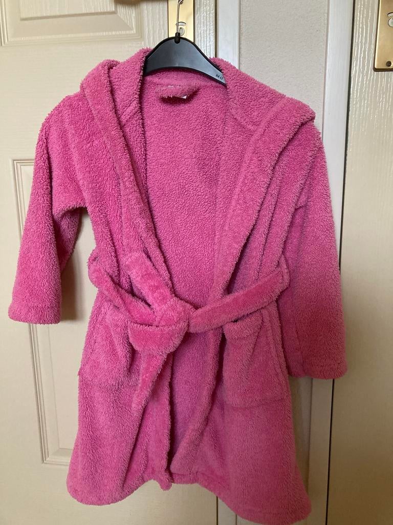 Optidee kinderbadjas/kinder badjas 110/116, Ophalen of Verzenden, Gebruikt, Meisje, Nacht- of Onderkleding