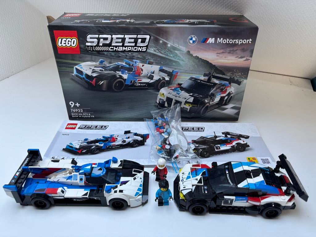 LEGO Speed Champions 76922 BMW M4 GT3 & BMW M Hybrid V8, Lego, Zo goed als nieuw, Complete set, Inclusief instructies