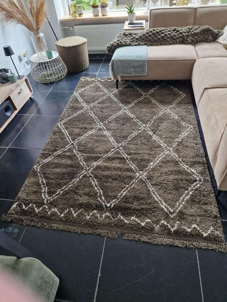 Vloerkleed 160 x 230 cm, Ophalen, 150 tot 200 cm, 200 cm of meer, Zo goed als nieuw