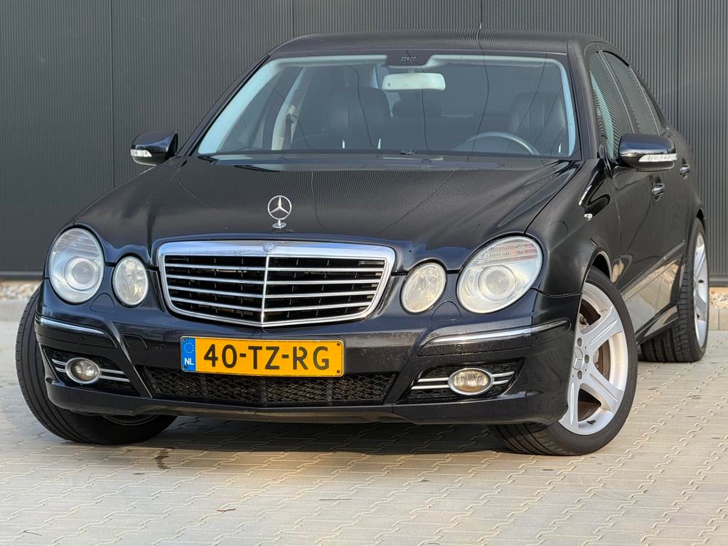 E-Klasse E420 CDI V8 4.0 W211 Sedan 314PK NAP BTW 2007, Auto's, Automaat, Achterwielaandrijving, 8 cilinders, Zwart