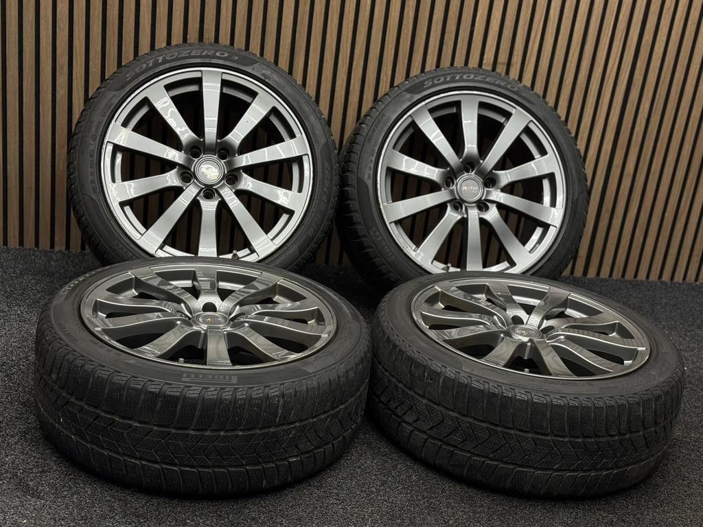 WINTER! 18 inch Platin P58 - Mercedes A B CLA 5x112 TPMS, Ophalen, 18 inch, ., Banden en Velgen