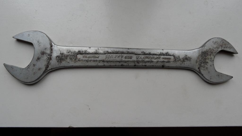 Hazet 450 steeksleutel 1.5/6 1.1/8, Ophalen of Verzenden, Gebruikt