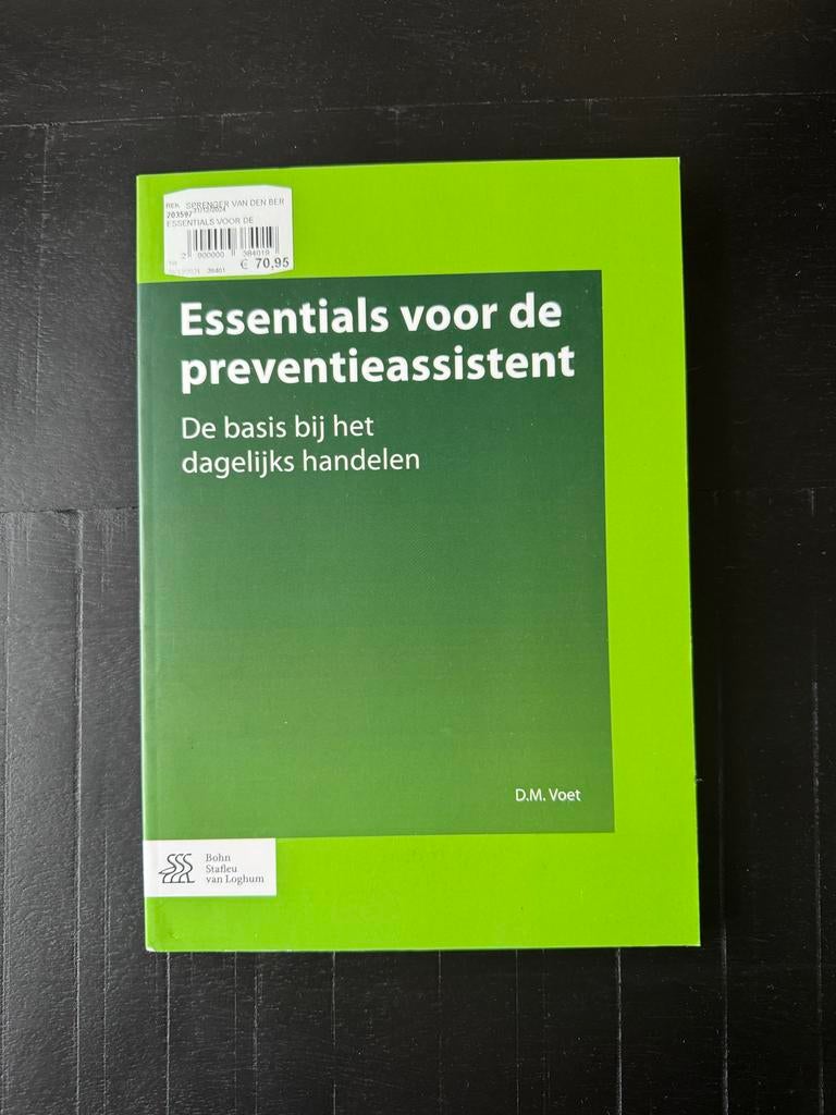 Boeken opleiding preventie assistent, Ophalen of Verzenden, Beta, Zo goed als nieuw, MBO