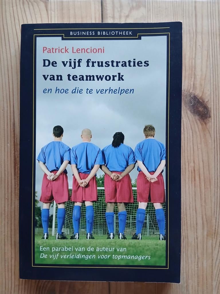 De vijf frustraties van teamwork - Patrick Lencioni, Boeken, Ophalen of Verzenden, Gelezen, Management
