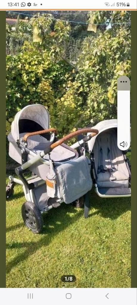 Joolz day combinatie kinderwagen blauw grijs, Ophalen, Gebruikt, Overige merken