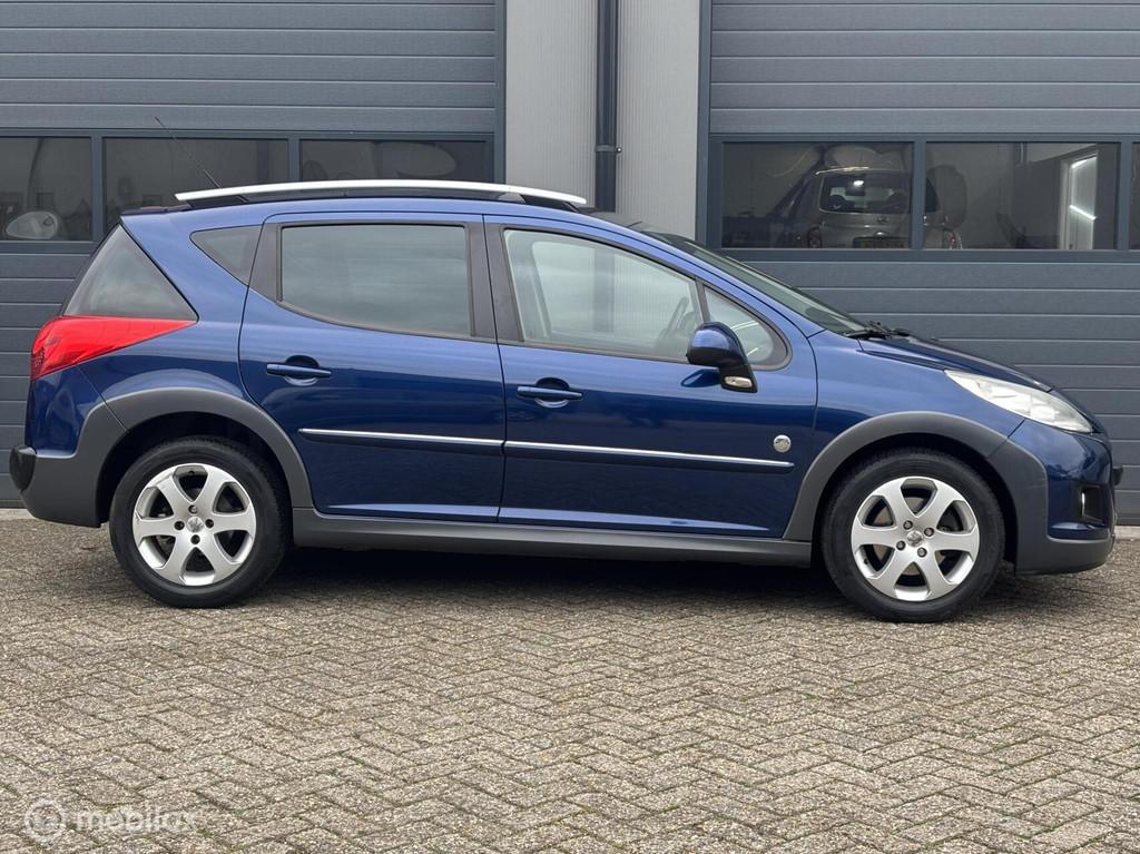 Peugeot 207 SW 1.6 VTi OUTDOOR uitvoering/ NWE APK, Auto's, Voorwielaandrijving, Euro 5, 4 cilinders, Blauw