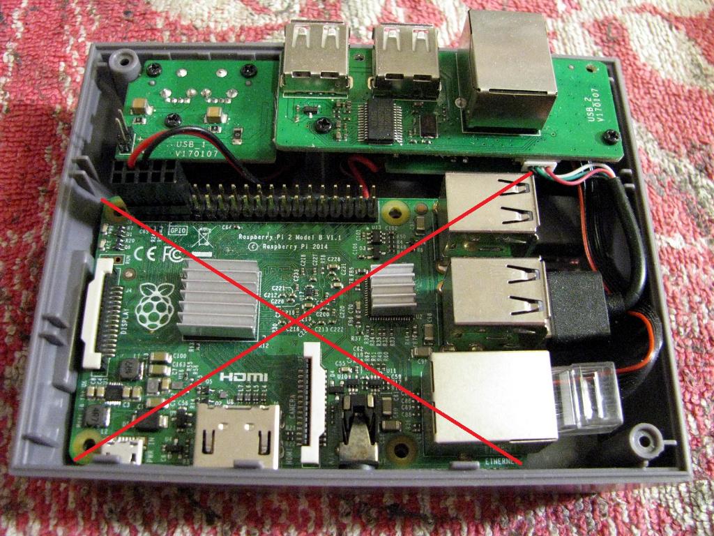 4x Raspberry Pi behuizing oa Nespi case, Computers en Software, Computerbehuizingen, Gebruikt, Ophalen