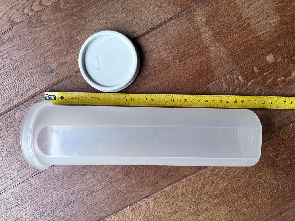 Tupperware Spaghettipot - Ideaal voor bewaren, Ophalen of Verzenden, Gebruikt, Wit, Bus of Trommel