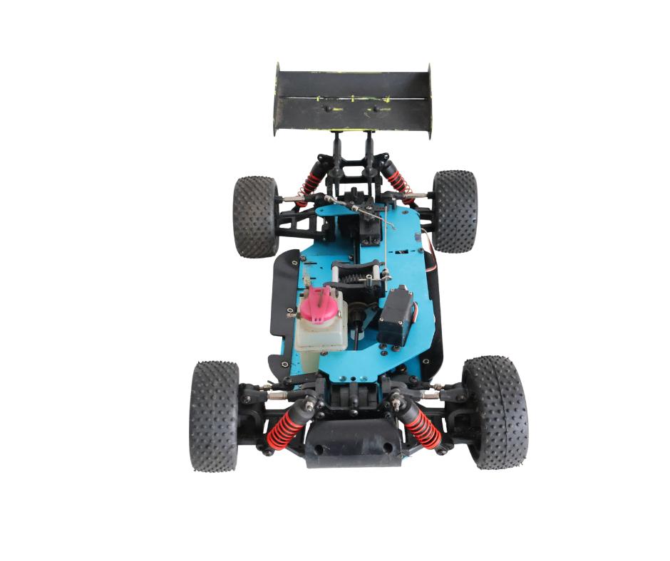 Thunder Tiger 1/10 rc nitro auto, Gebruikt, Auto offroad, Ophalen of Verzenden, Schaal 1:10