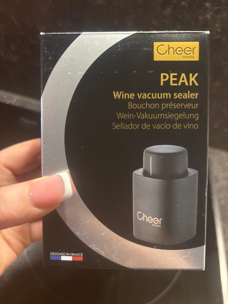 Cheer Peak wijn vacuüm sealer, Overige typen, Kunststof, Nieuw, Ophalen of Verzenden