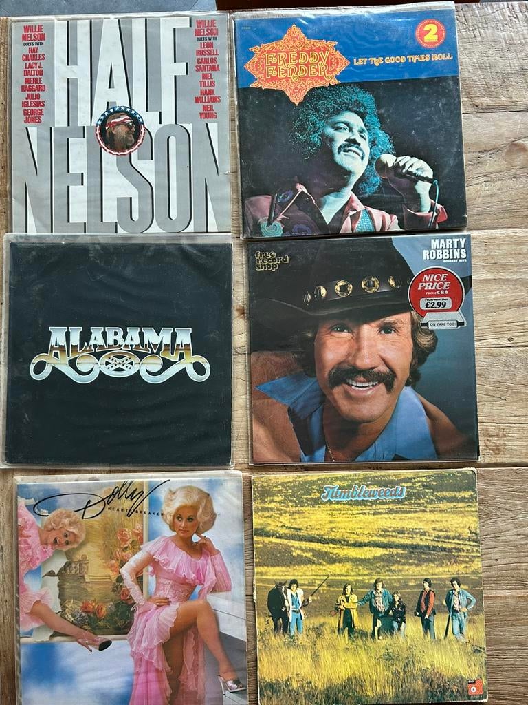 Country & Americana LP bundel – Dolly Parton, Alabama, Ophalen, Gebruikt, 12 inch