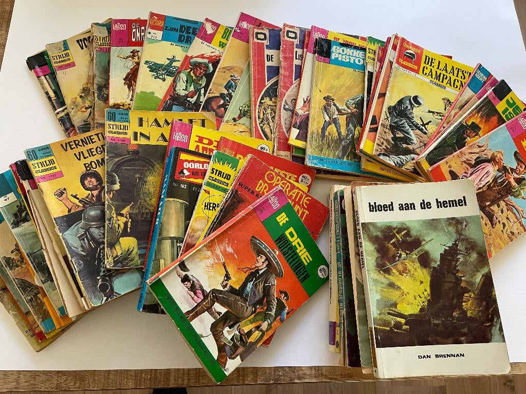 Vintage pocket stripboeken en leesboekjes, Boeken, Meerdere stripboeken, Ophalen of Verzenden, Gelezen