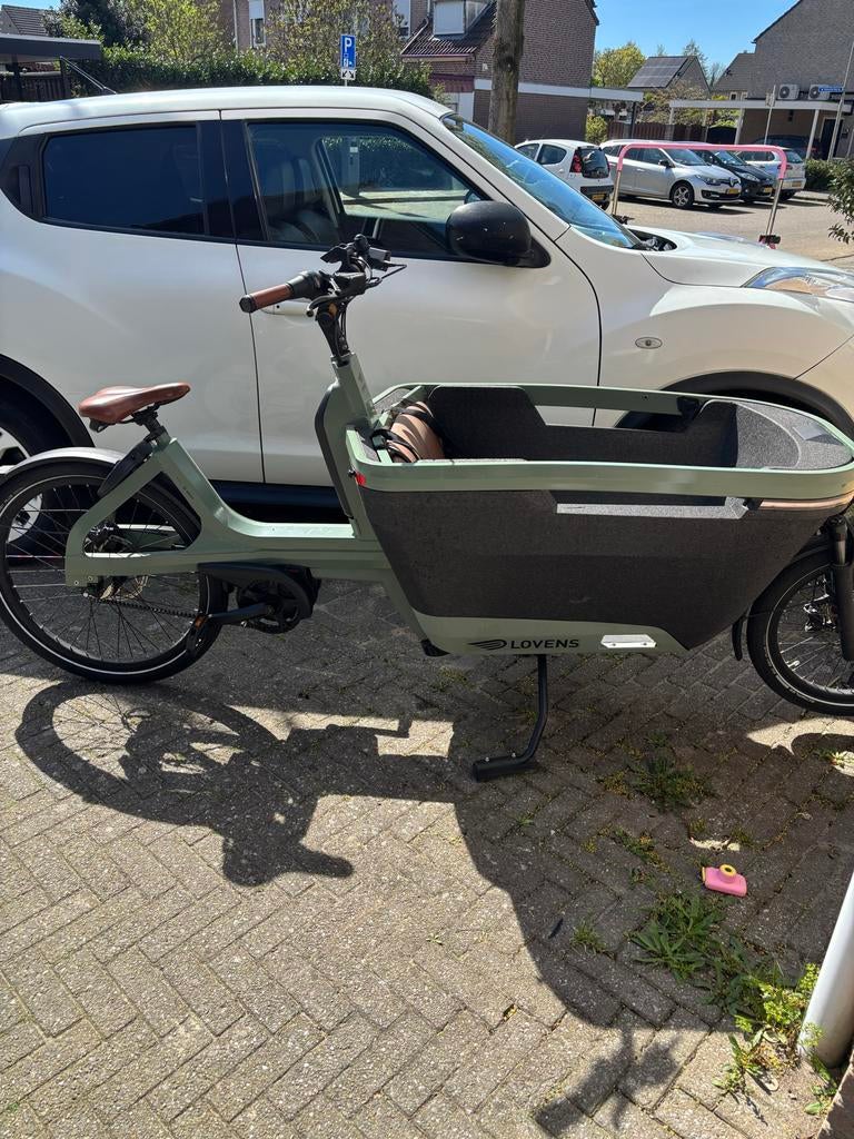 Lovens Explorer 50 bakfiets, Gebruikt, Elektrisch, 2 kinderen, Ophalen