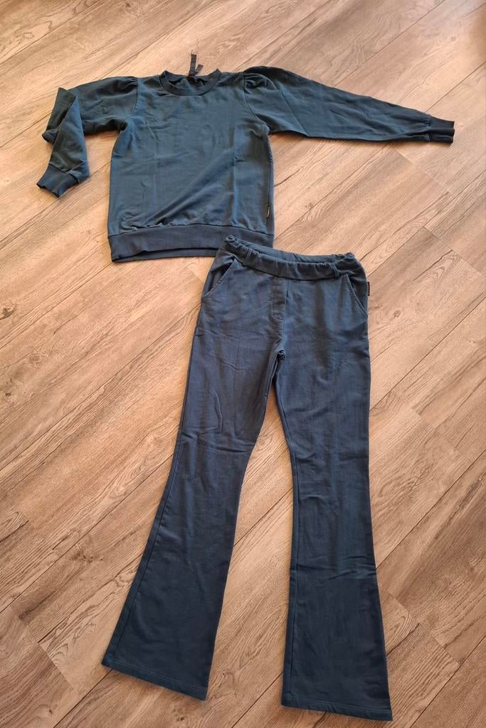 Blauw groen pak. Jogging set. Flared. Je mapelle. Only., Kleding | Dames, Ophalen of Verzenden, Zo goed als nieuw