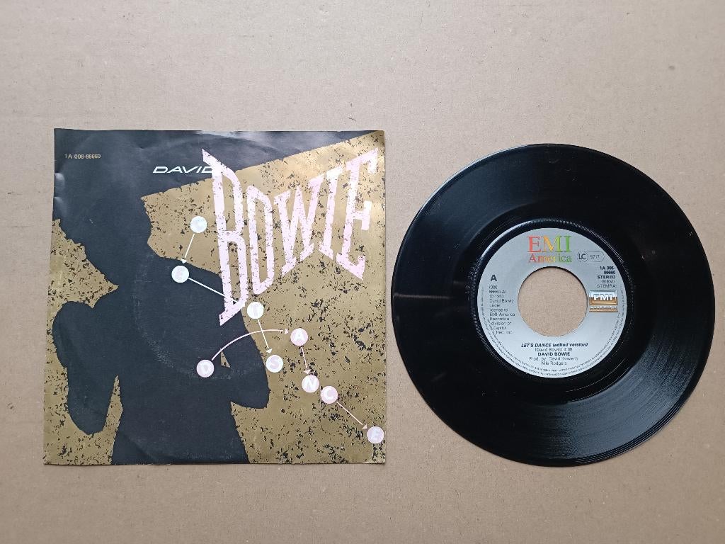 7" Single: David Bowie - Let's Dance (1983), Cd's en Dvd's, Vinyl Singles, Verzenden, Gebruikt, 7 inch, Pop