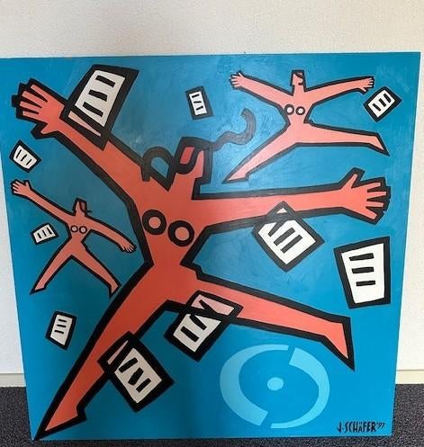 Schilderij Jacqueline Schäfer, Ophalen