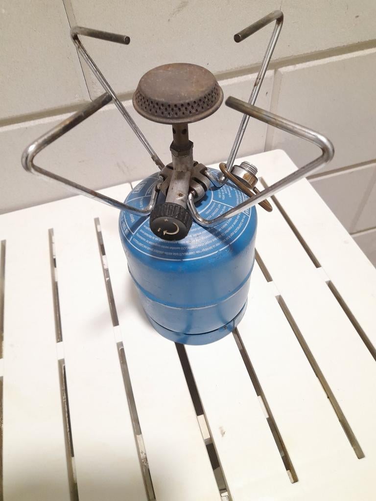 Gasfles met brander, Caravans en Kamperen, Kampeeraccessoires, Ophalen