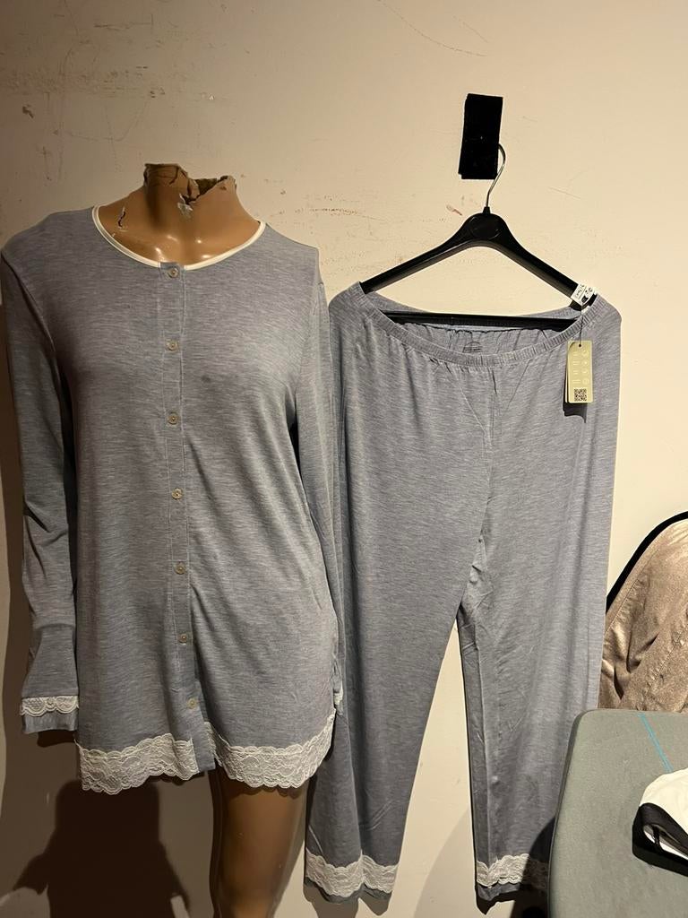 INTIMISSI nachtpak L Nieuw met kaartjes, Ophalen of Verzenden, H, Grijs, Intimissi