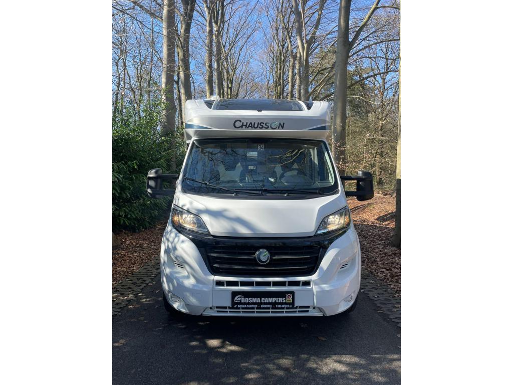 Chausson Welcome 728 EB Queensbed Hefbed Euro 6 150 PK 2017, Koelkast, Ringverwarming, Fiat, Airbags