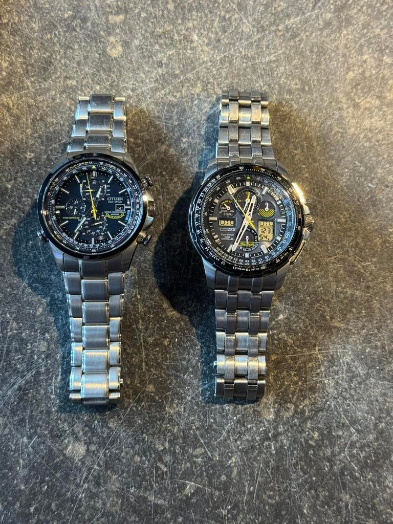 Citizen eco drive horloges, Sieraden, Tassen en Uiterlijk, Ophalen of Verzenden, Zo goed als nieuw, Staal, Citizen