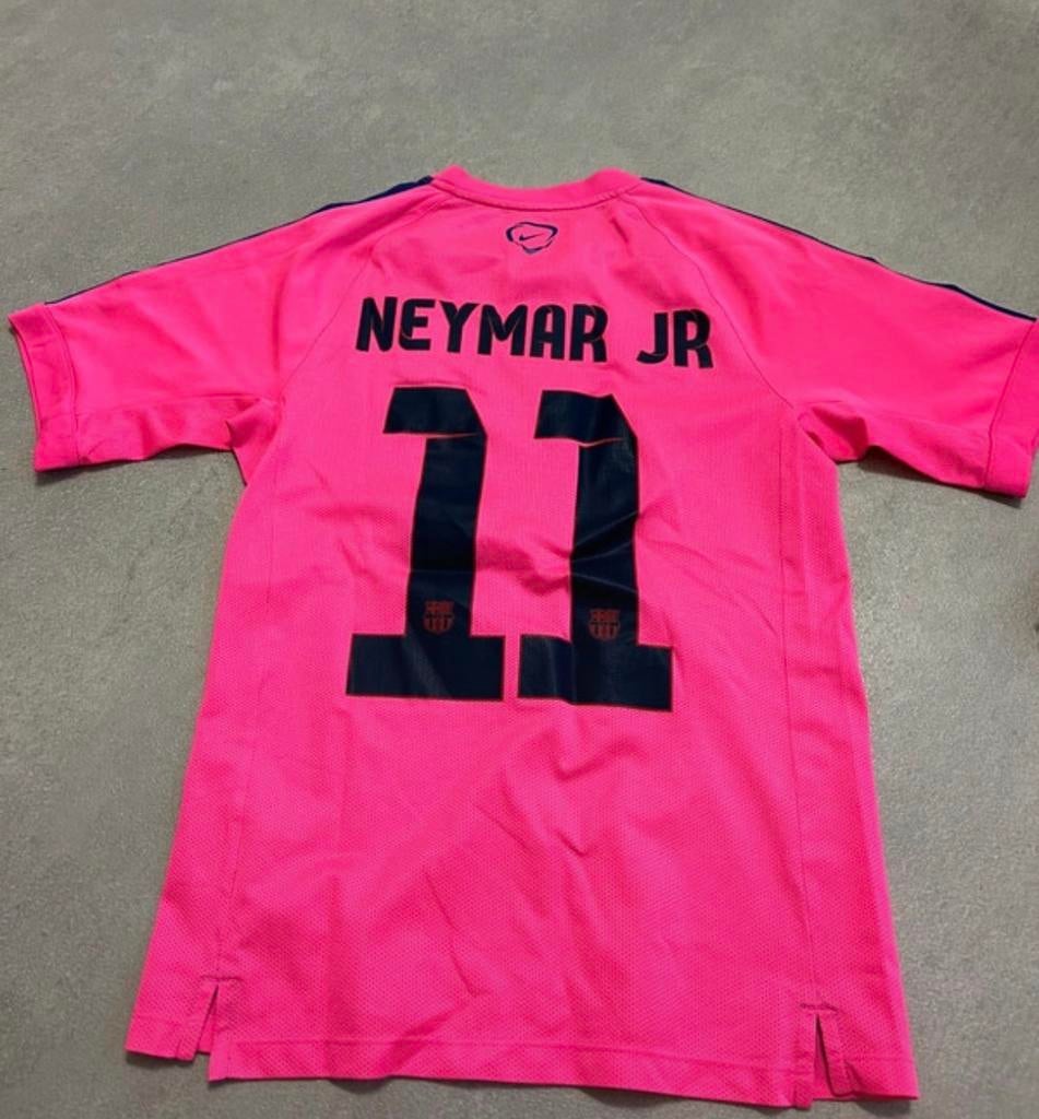 Neymar Jr Barcelona shirt roze, Maat S, Verzenden, Zo goed als nieuw, Shirt