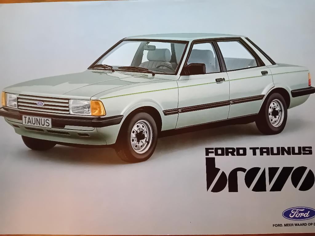 Brochure Ford Taunus Bravo, Boeken, Ophalen of Verzenden, Zo goed als nieuw, Ford