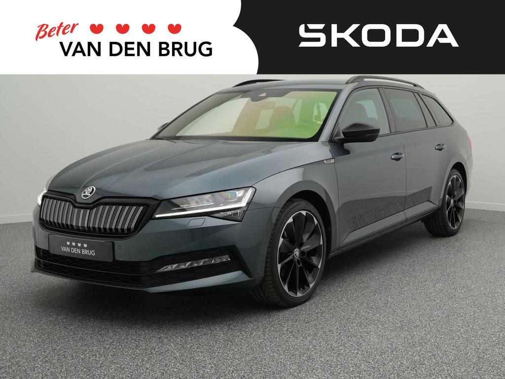 Skoda Superb Combi 1.4 TSI 218pk iV Sportline Business | Tre, Auto's, Skoda, Gebruikt, 4 cilinders, Alcantara, Hybride Elektrisch/Benzine