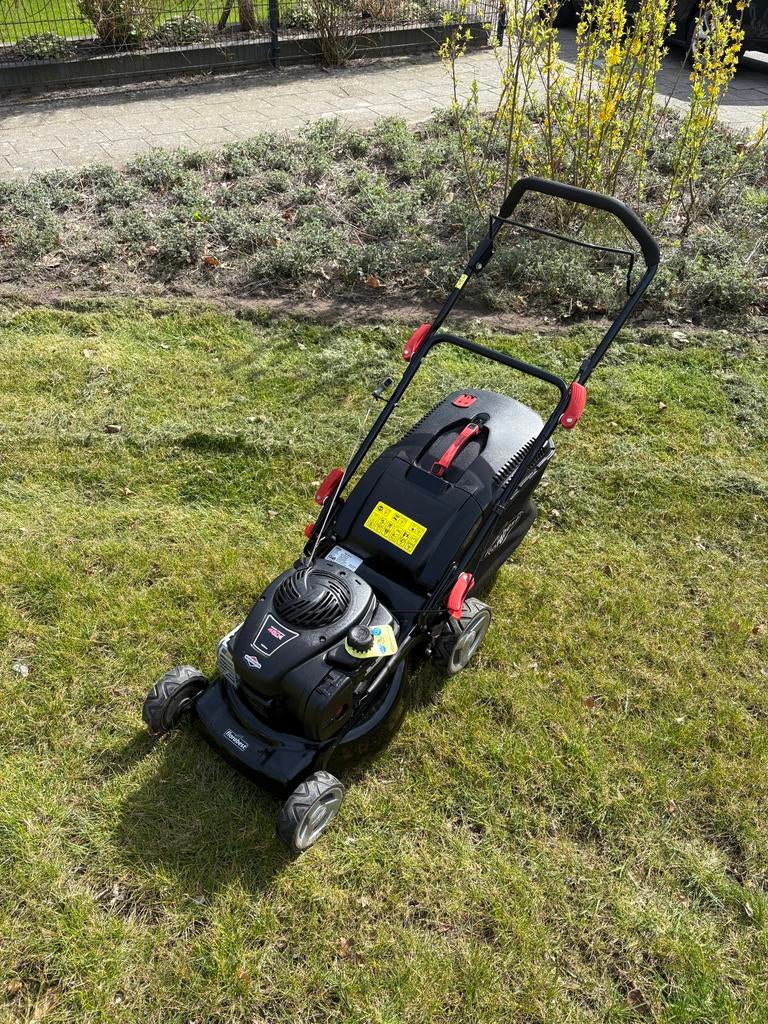 Florabest FBM 450 B2 grasmaaier - Perfect werkend, Cirkelmaaier, Gebruikt, Ophalen of Verzenden, Opvangbak