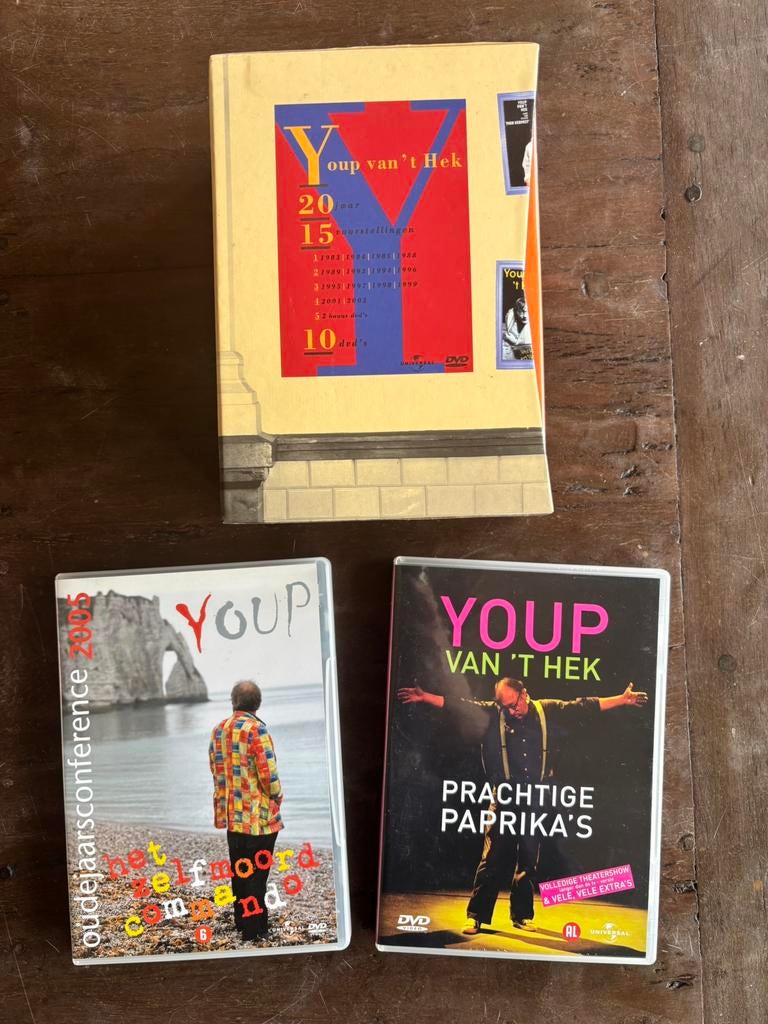 Youp van ‘t Hek meerdere dvd’s, Alle leeftijden, Ophalen of Verzenden, Zo goed als nieuw, Stand-up of Theatershow