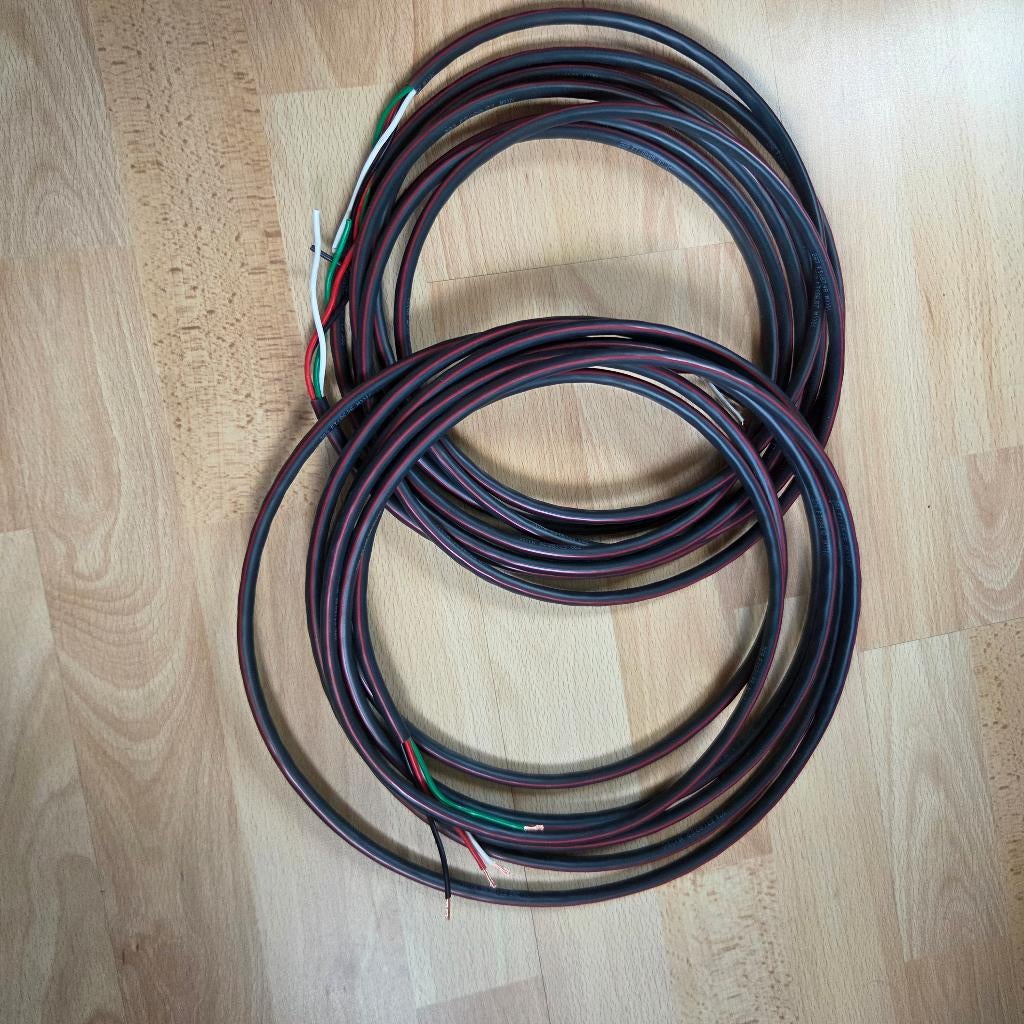 Audioquest Slip-DB 16-4 luidsprekerkabels 5 mtr x2, Ophalen of Verzenden, Zo goed als nieuw, 2 tot 5 meter, Luidsprekerkabel