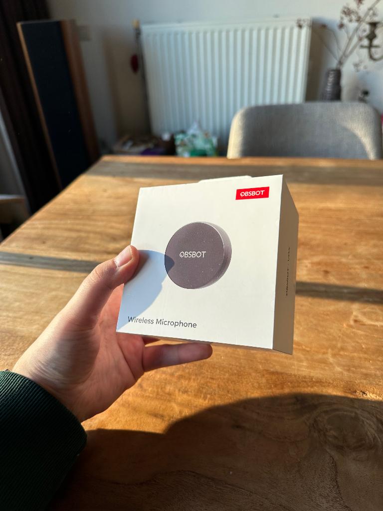 OBSBOT VOX+ Wireless Microphone (Nieuw), Ophalen of Verzenden, Nieuw, Studiomicrofoon, Draadloos