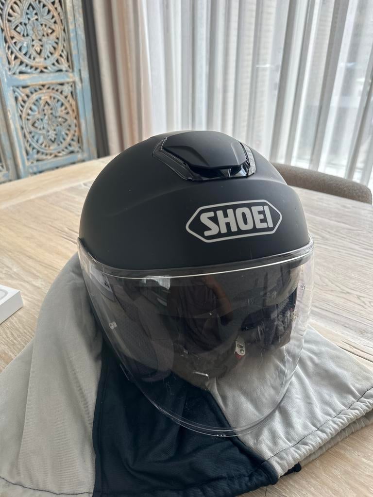 Shoei J-Cruise mat zwart XL, Ophalen of Verzenden, Tweedehands, Jethelm, Shoei