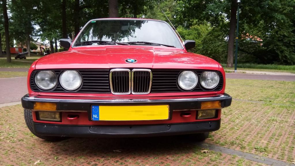 BMW E30 320i rood, Auto's, 129 pk, Handgeschakeld, Particulier, Rood