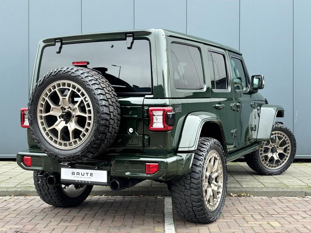 Jeep Wrangler Unlimited 4xe 380 Sahara | BRUTE Active Suspen, Auto's, Jeep, Automaat, 4 cilinders, Cabriolet, Bedrijf