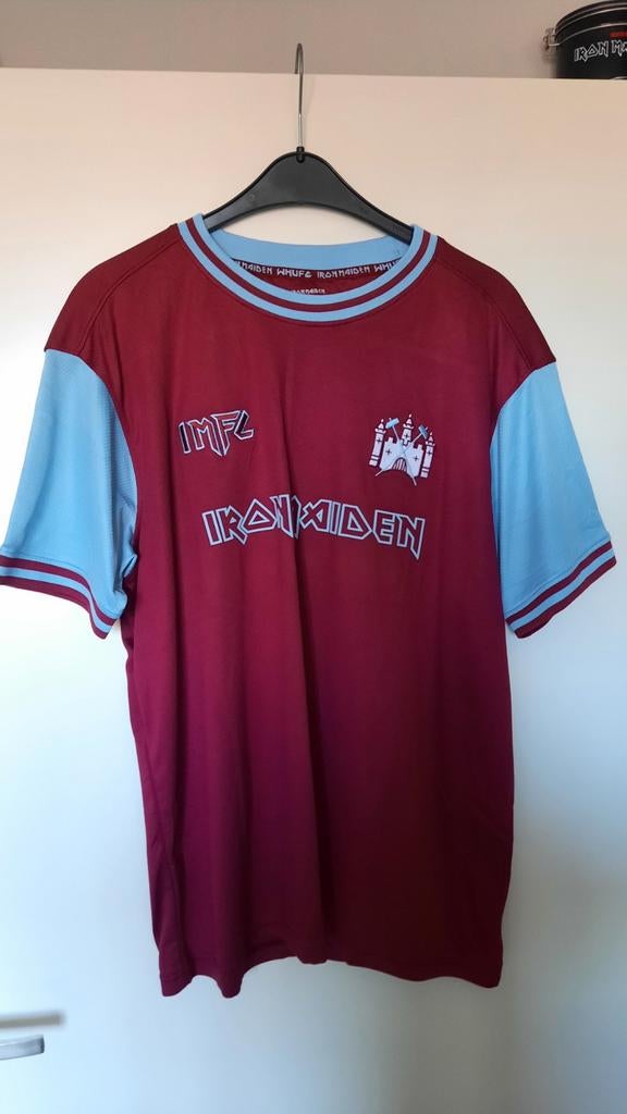 Iron maiden west ham united shirt 50 jarig jubileum., Ophalen of Verzenden, Zo goed als nieuw