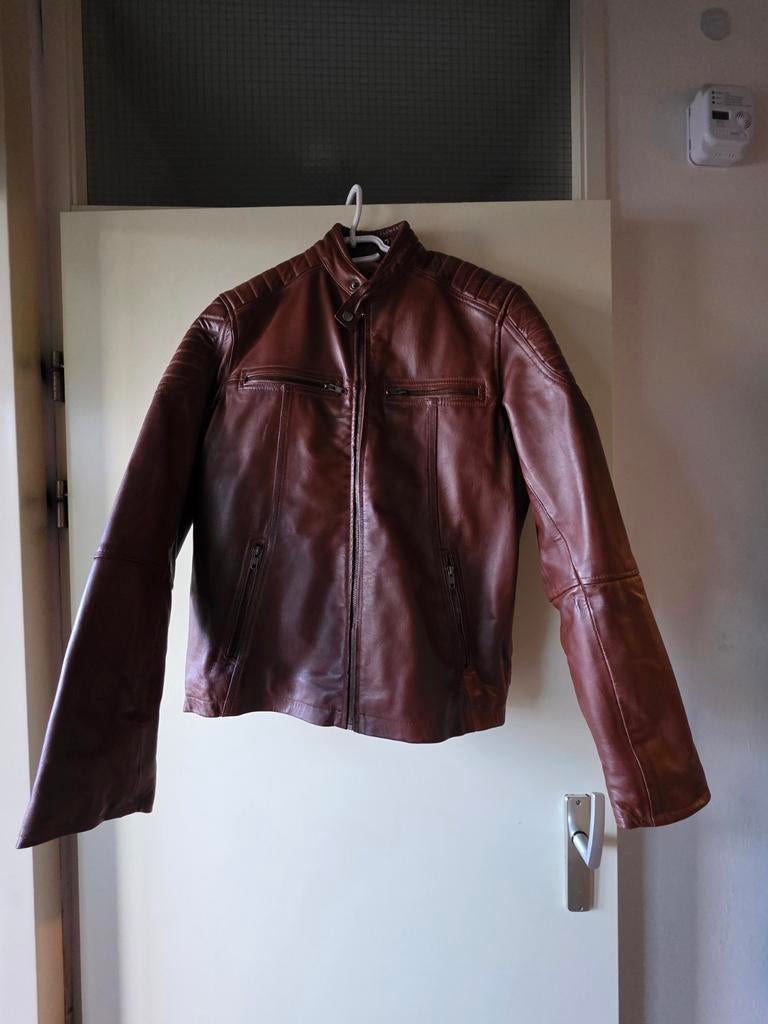 Leren jas bruin maat M Nieuw, Ophalen of Verzenden, Nieuw, Maat 52/54 (L), Bruin