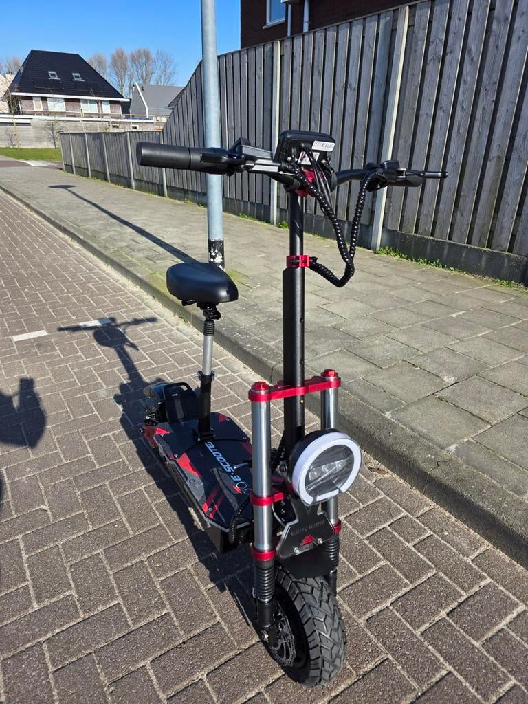 Elektrische Step 85km/h 6000W Dual motor Boyueda S5 NIEUW, Ophalen of Verzenden, Nieuw, Elektrische step (E-scooter), Boyueda