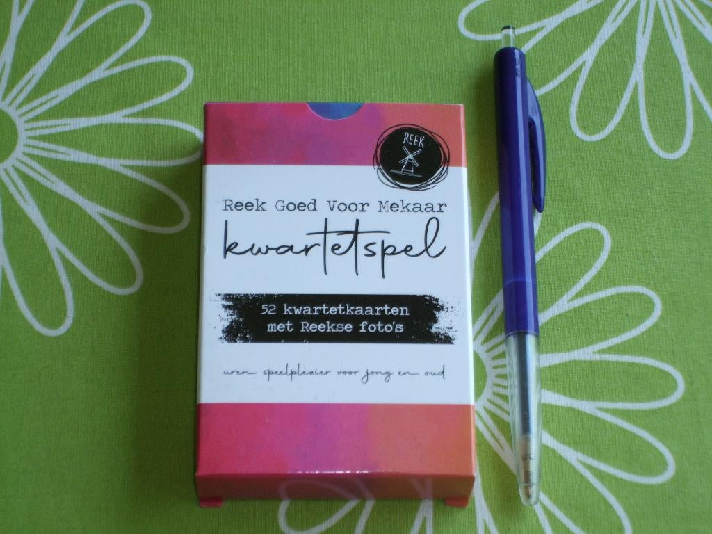 Reek Goed Voor Mekaar kwartetspel, Ophalen of Verzenden, Zo goed als nieuw, Kwartet(ten)