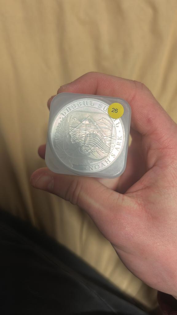 Noah Arks 20 stuks 2026 zilver, Ophalen of Verzenden, Zilver