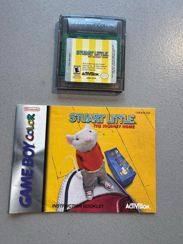 Stuart Little: The Journey Home Game Boy Color, 1 speler, Ophalen of Verzenden, Zo goed als nieuw, Vanaf 3 jaar