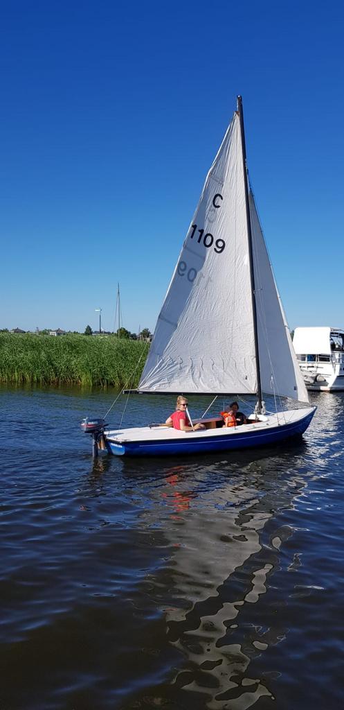 Centaur met trailer, Watersport en Boten, Open zeilboten, Ophalen, Geen motor, Gebruikt, Centaur